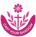 Cast Your Shadow Christian Mentorship Logo - A flower symbol representing spiritual growth